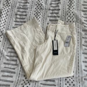 Liverpool Cream Wide Leg Jeans